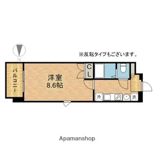 パルティール今池アネックス【12階】の間取り