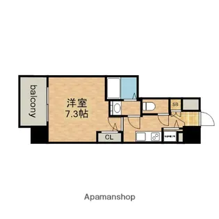 エスリード千種パークフロント【4階】の間取り