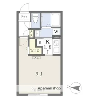quador桜山【5階】の間取り
