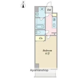 ルミノス千種【10階】の間取り