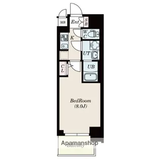 S-RESIDENCE堀田駅前【2階】の間取り