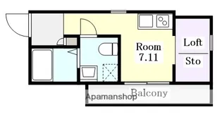 アテナ御器所【3階】の間取り