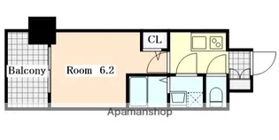 エスリード上前津LIVIA【5階】の間取り