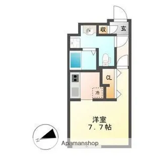 BRANCHE千種公園【3階】の間取り