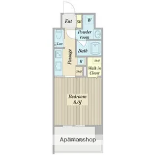 メルカーサ泉【8階】の間取り