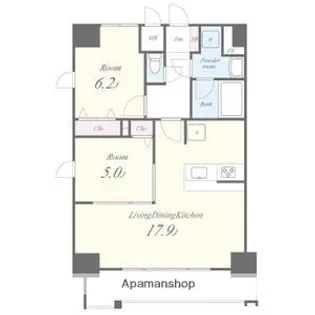トレヴィ高岳(タカオカ)【11階】の間取り