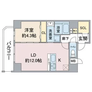 GRAN PARK COURT【10階】の間取り