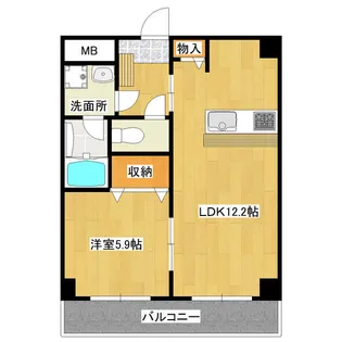 ST PLAZA FUKIAGE【4階】の間取り