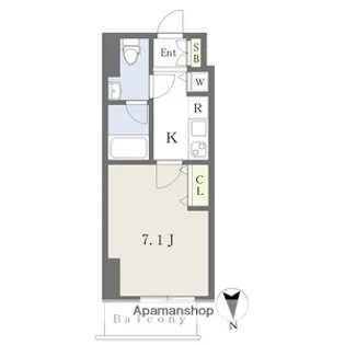 カレント今池【6階】の間取り
