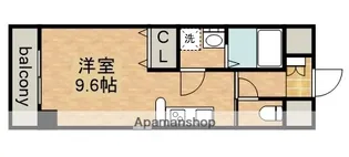 シーム・ドエル筒井【4階】の間取り