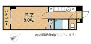パルティール今池【3階】の間取り