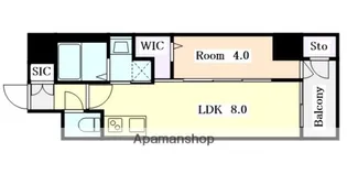 エステムコート名古屋葵【4階】の間取り