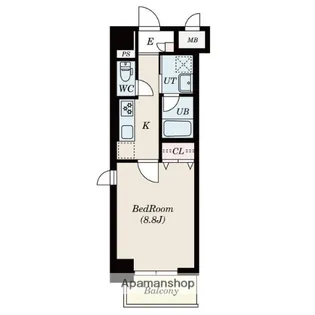 プラチナム(PLATINUM)【7階】の間取り