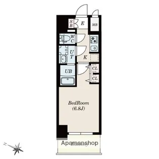 S-RESIDENCE熱田一番【13階】の間取り
