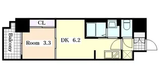 PONANT鶴舞公園【3階】の間取り