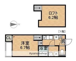 ATTA HOUSE【1階】の間取り