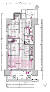 プレサンス ロジェ 金山駅前【11階】の間取り