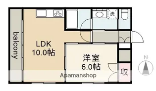 R−COURT泉【11階】の間取り