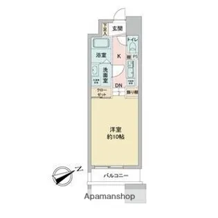 1Rの間取り画像