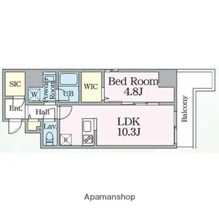 E−CITY大須【12階】の間取り