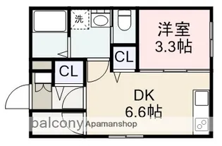 エスポワール今池南【2階】の間取り