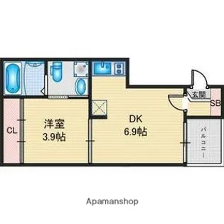 ハーモニーテラス吹上公園【1階】の間取り