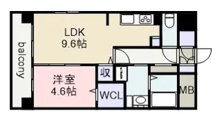 シェソワ東桜【5階】の間取り