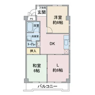 アメニティー大善【1C号室】の間取り