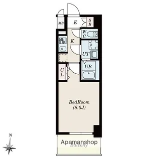 1Kの間取り画像