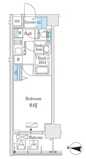 L&Cレジデンス鶴舞公園【13階】の間取り