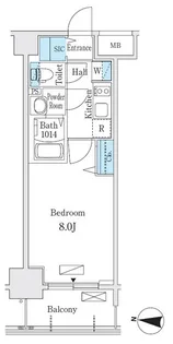 L&Cレジデンス鶴舞公園【8階】の間取り