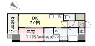 エステムコート名古屋新栄Ⅴラポール【12階】の間取り