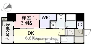 エステムコート名古屋新栄Ⅳネスト【9階】の間取り