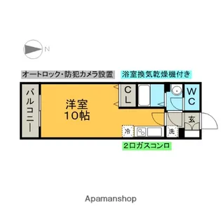 KDXレジデンス神宮前【11階】の間取り