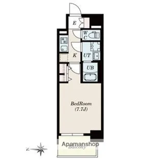 S−RESIDENCE堀田BEAUTE【8階】の間取り