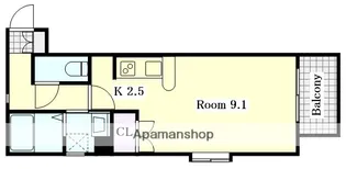 HIRO尾頭橋 (ヒロ尾頭橋)【1階】の間取り