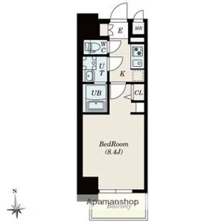 S-RESIDENCE尾頭橋beaute【5階】の間取り