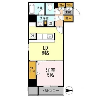 カスタリア栄【1301号室】の間取り