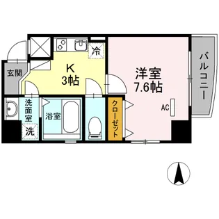 LEXCEED izumi【7階】の間取り