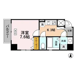 LEXCEED IZUMI【8階】の間取り