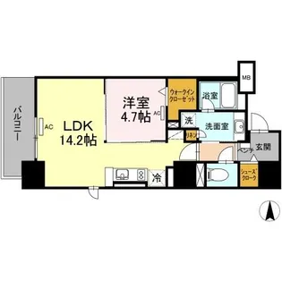 OASIS金山【3階】の間取り
