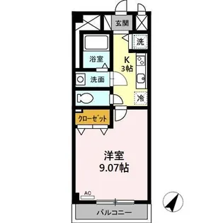 プレストンズ新栄【4階】の間取り