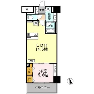 Fits Garden【7階】の間取り