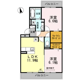 MT amore【3階】の間取り