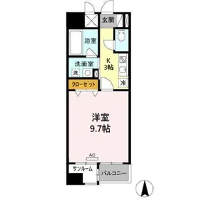 あいさきがけ【12階】の間取り