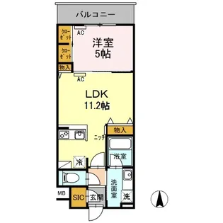 ダイワシティー大須【8階】の間取り