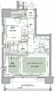 ミュプレ上前津【13階】の間取り