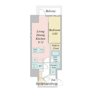 ブランシエスタ金山北【6階】の間取り