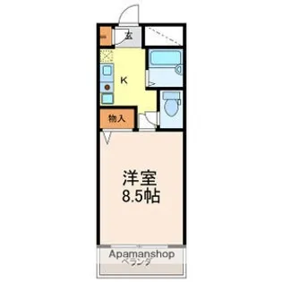 グランドール上前津【8階】の間取り