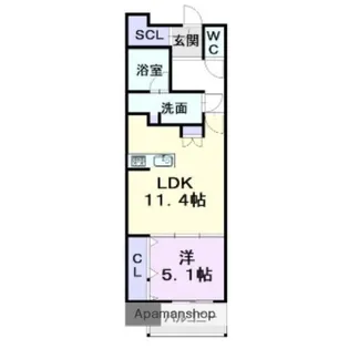 Ceres丸の内【9階】の間取り